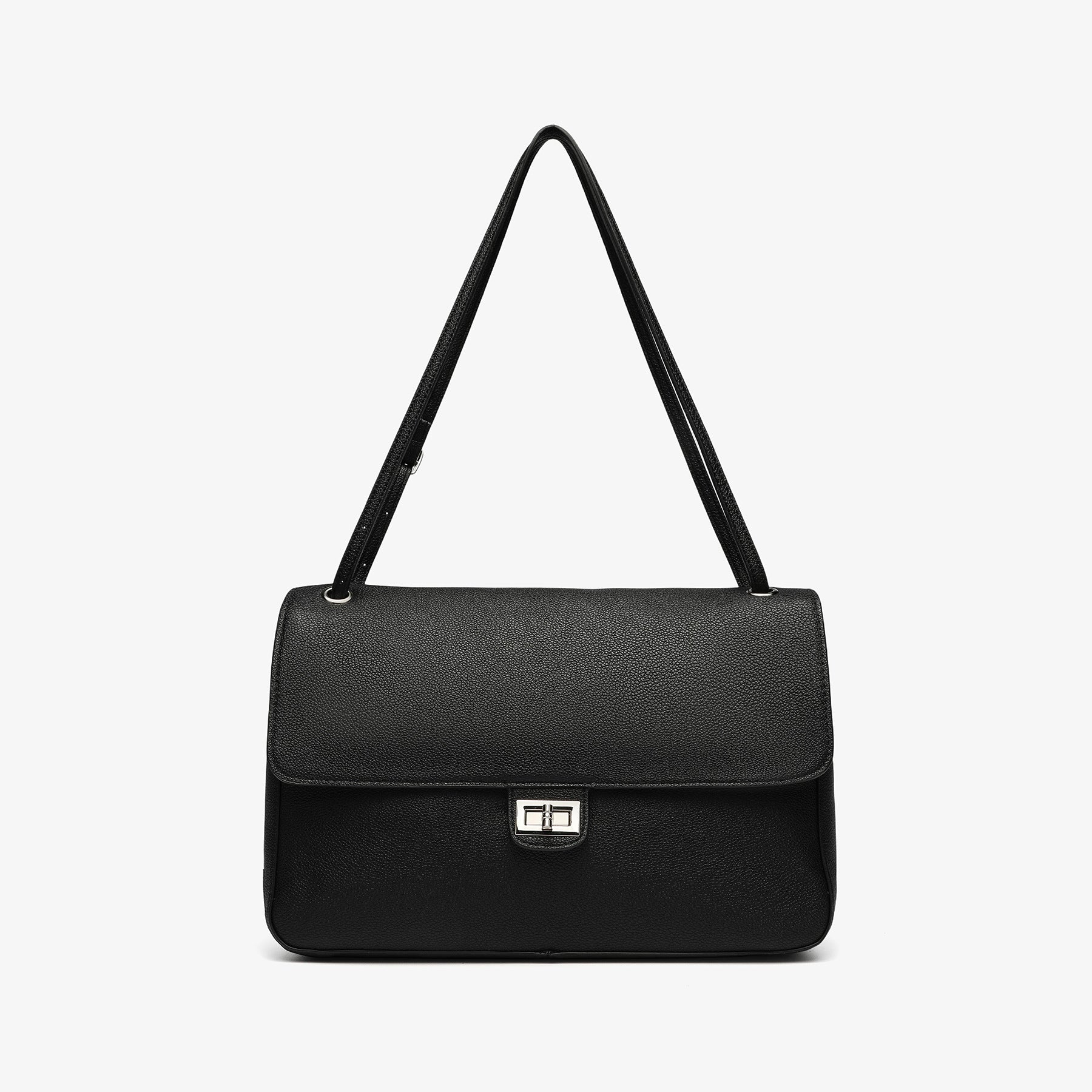 Classic Lock Flap Shoulder Bag