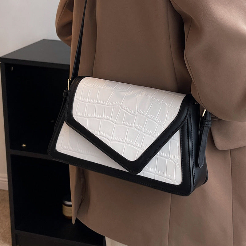 Serena Summer Croc Texture Underarm Shoulder Bag