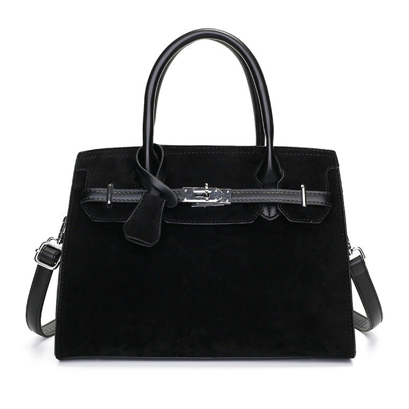 Women’s Suede Platinum Handbag