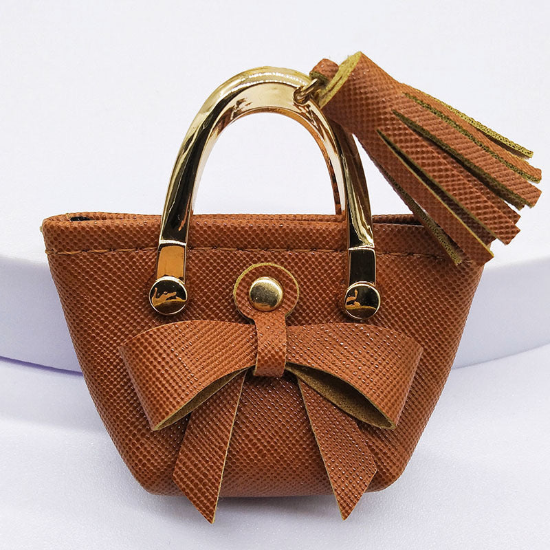 Mini Bow Purse Charm