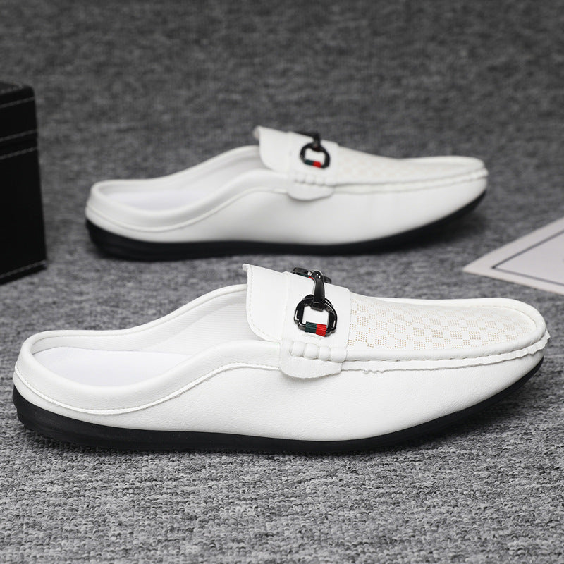 Men's Professional Patterned Mules Loafers