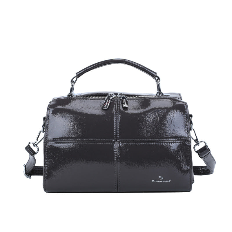 Aura Luxe Oiled Leather Handbag