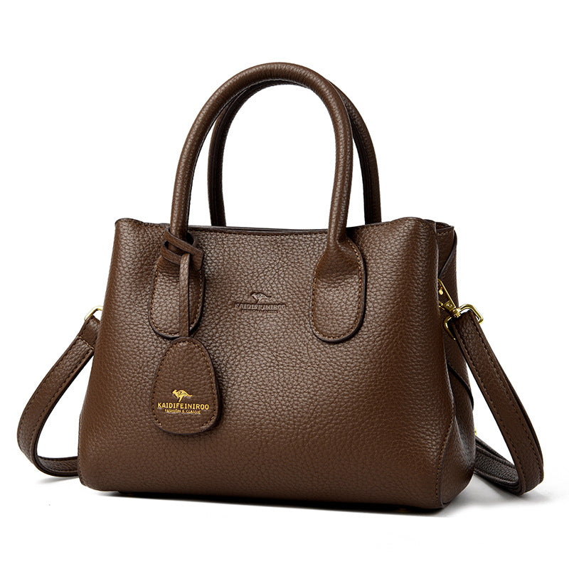 Retro Large Capacity Commuter Handbag for Women