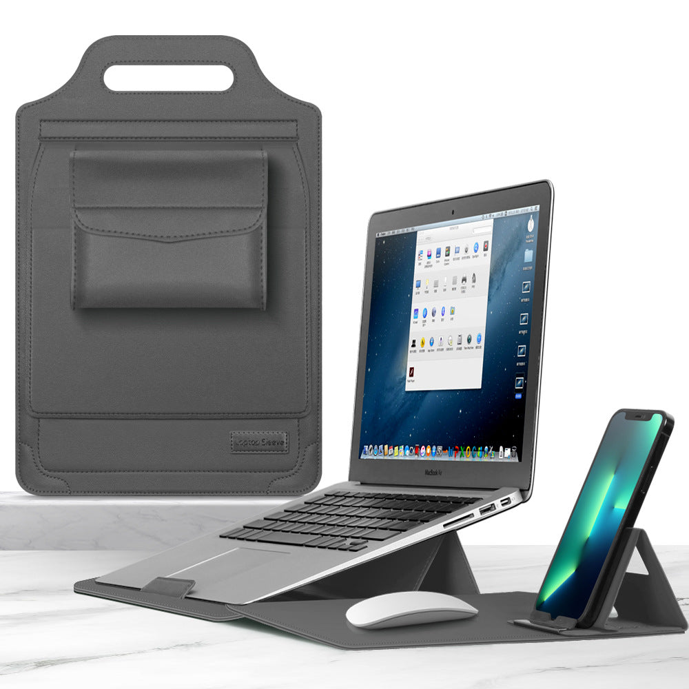 Leather Laptop Sleeve Desk Mat