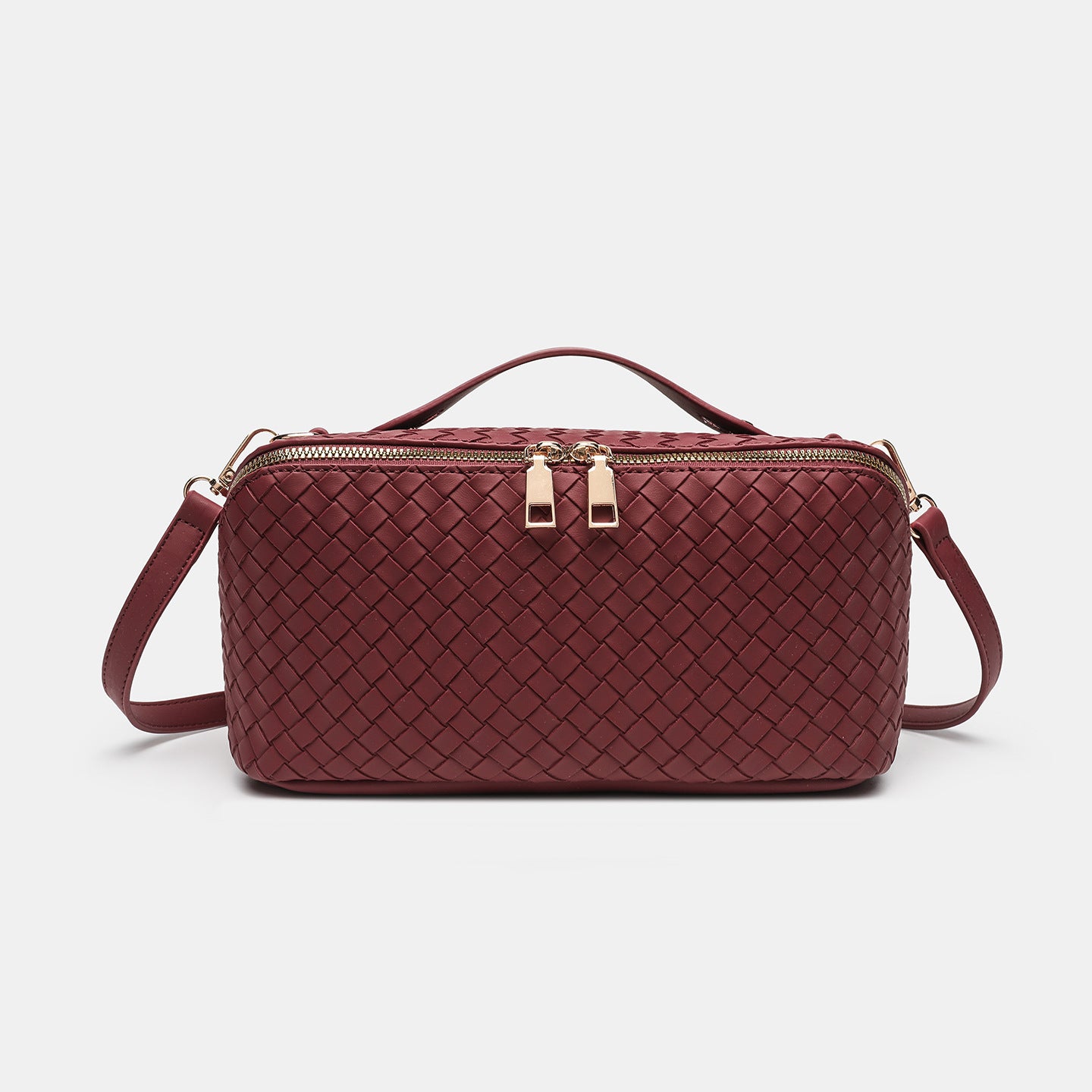 Weave Square Cosmetic Handbag