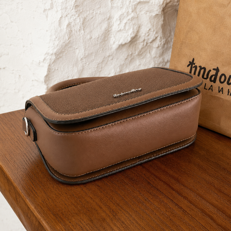 Retro Mini Structured Square Handbag