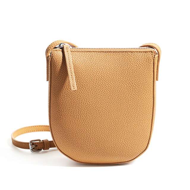 Sleek Essence Leather Crossbody