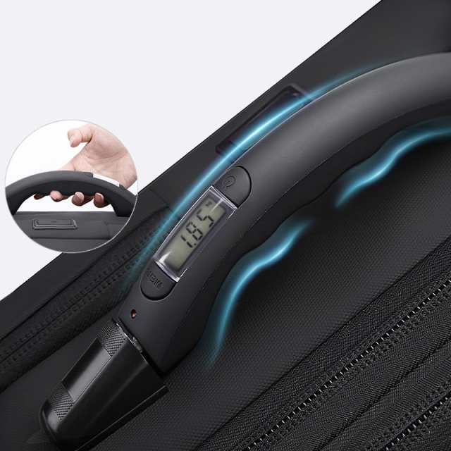 Expandable Vacuum Storage Travel Backpack With Weighing Feature