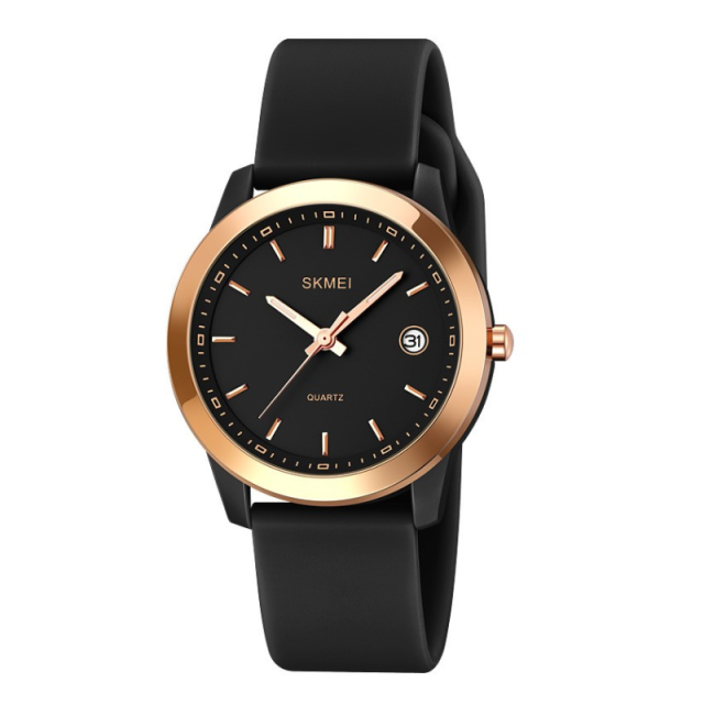 Minimalist Silicone Strap Student Watch for Girls