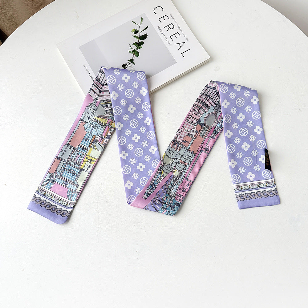 Designer Inspired Bag Scarf