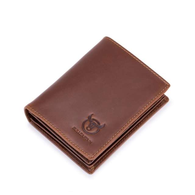 Men's Genuine Leather Top Cowhide Photo Layer Wallet