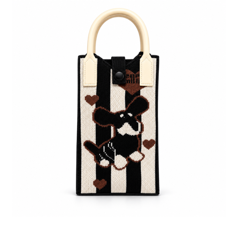 Cute Knit Mini Crossbody Phone Bag