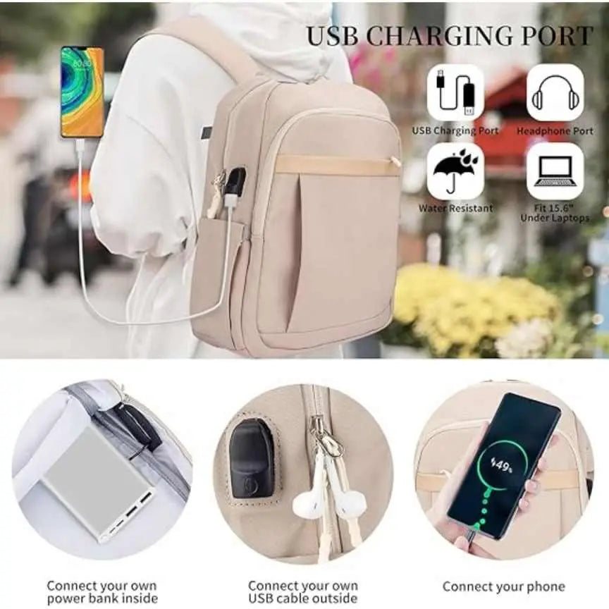 Smart Strider USB Charging Casual Backpack