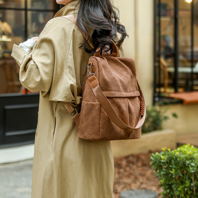 Cavella Corduroy Backpack