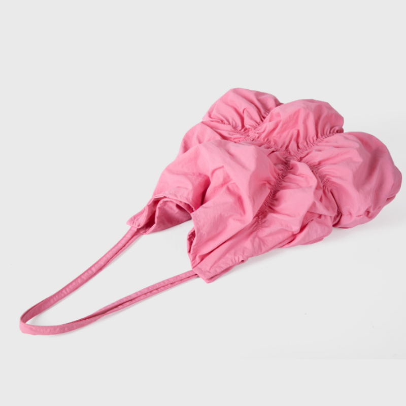 Aurora Pleat Nylon Tote Bag