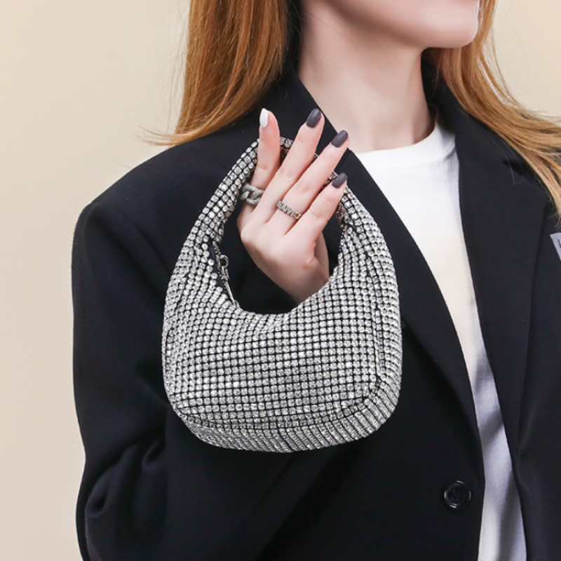 Diamond Glow Sparkling Handbag