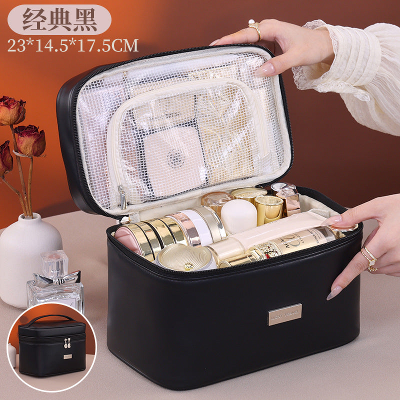 Leatherette Beauty Cosmetic Bag