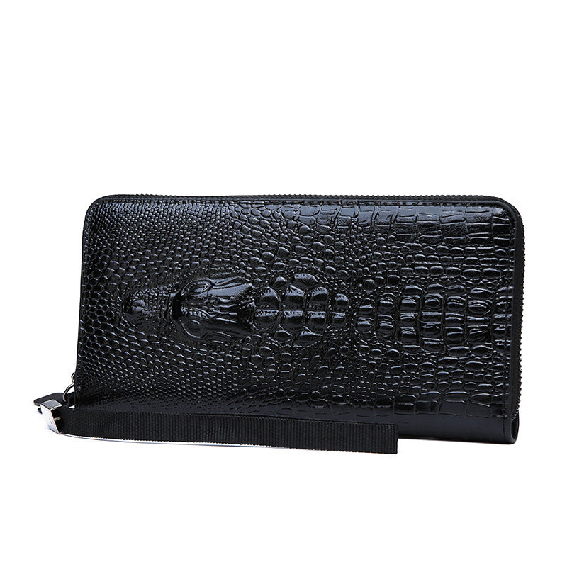 Crocodile Pattern Casual Men's Wallet