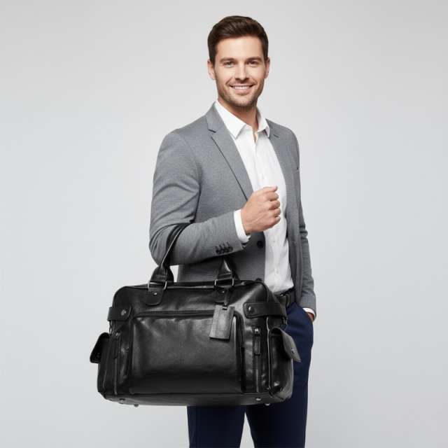 British versatile dual handles detachable shoulder strap Bag