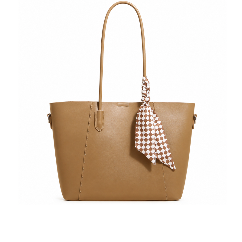 Scarf Accent Women’s Tote Bag