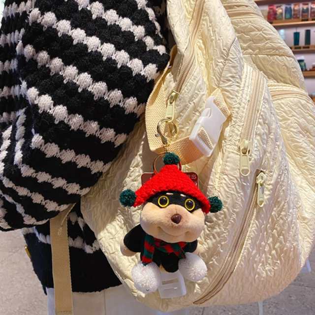 DIY Bee Puppy Plush Bag Charm for Girls