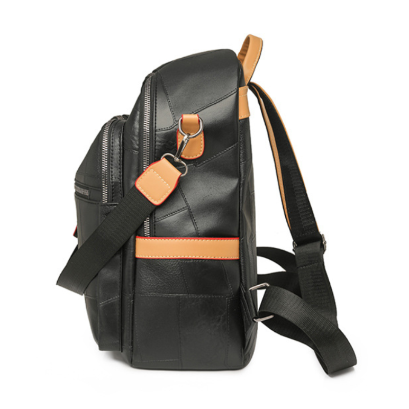 Color Block Chic Women's Fashion Backpack