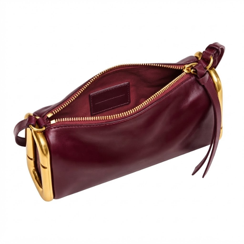 Soft Leather Tassel Shoulder Bag