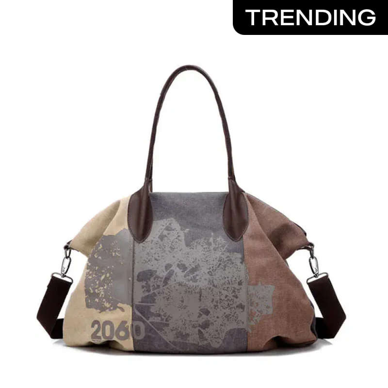 Korean Style Canvas Shoulder Bag