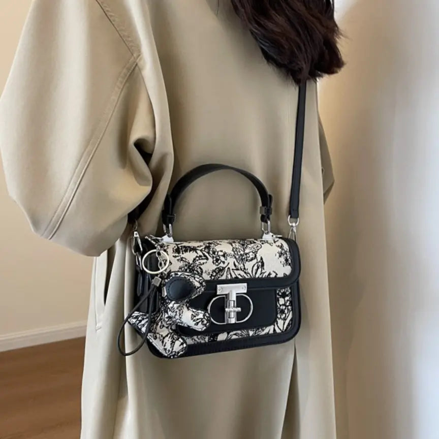 Couture Printed Crossbody Bag