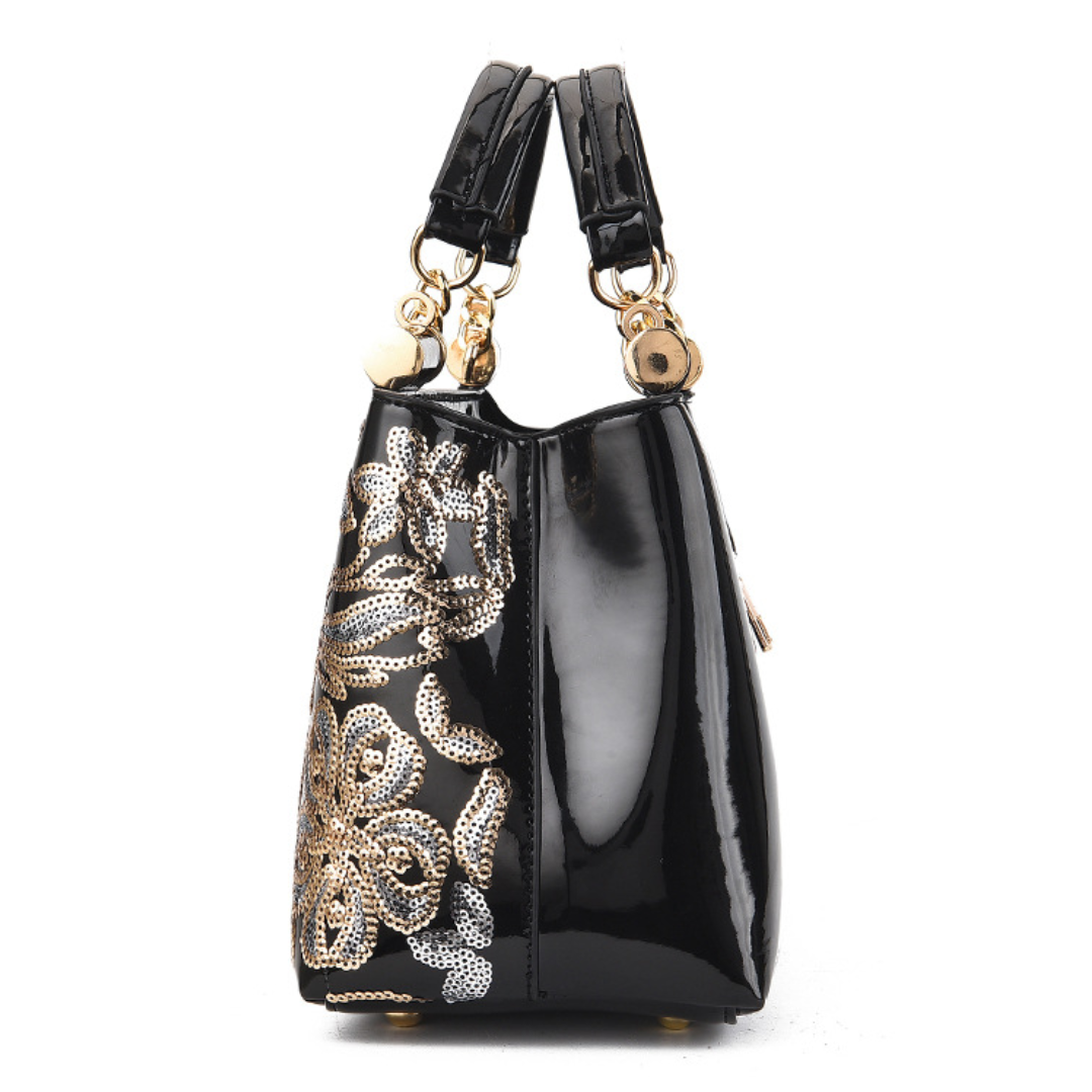 Patent PU Leather Wedding Bride Shiny Shoulder Bag