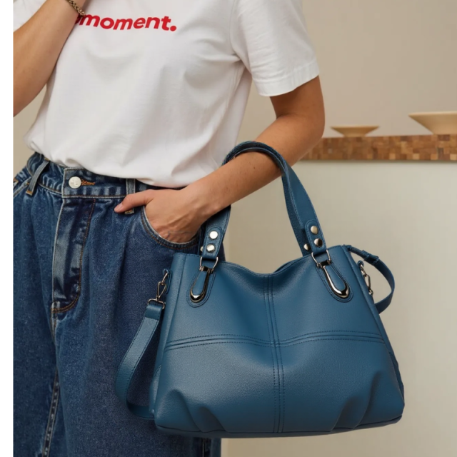 Autumn Luxe Large Capacity Shoulder Bag