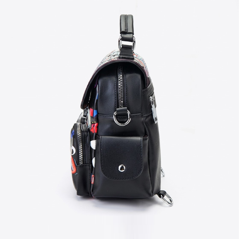 Playful Print Travel Backpack