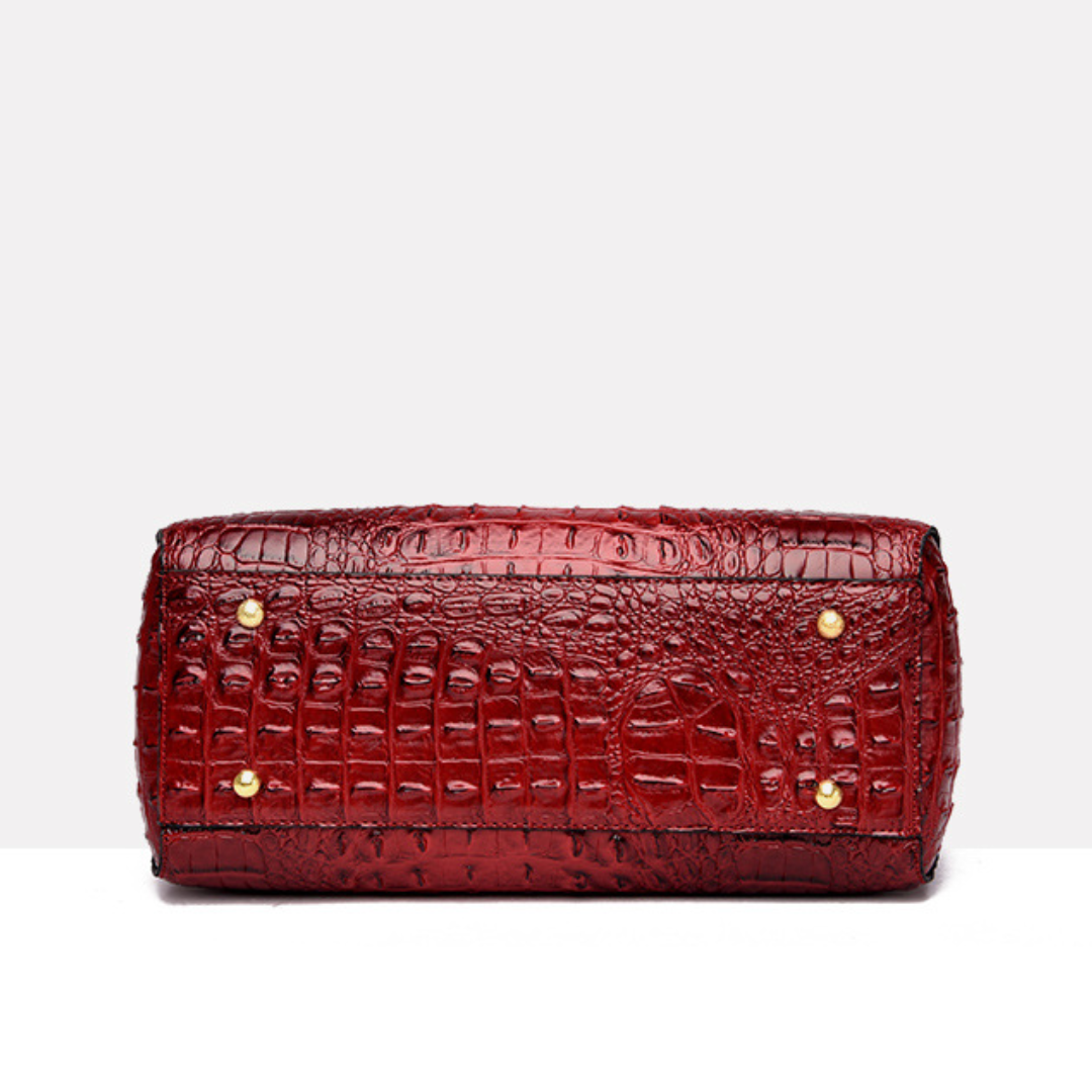 Croc Lux Minimalist Handbag