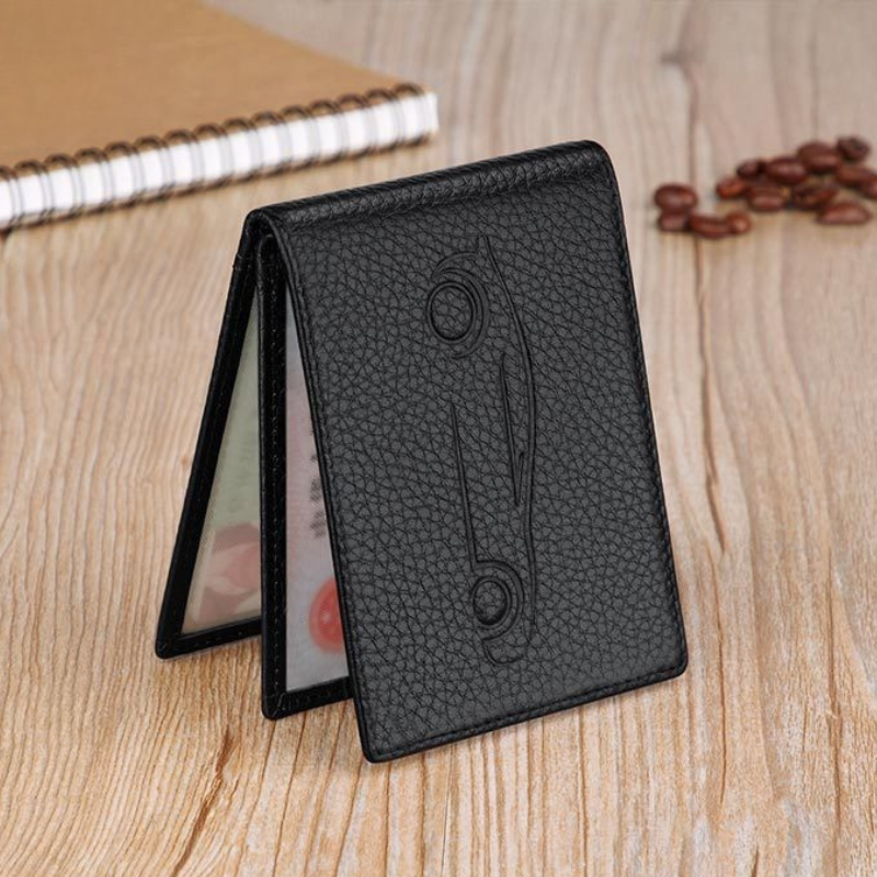Genuine Leather Slim Card Holder Wallet