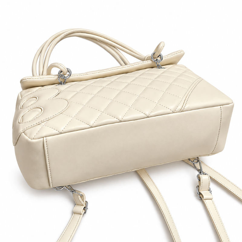 Cushion Grid Convertible Shoulder Bag
