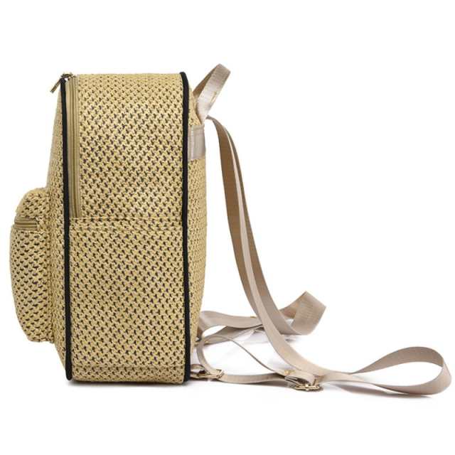 Straw Woven Fashion Backpack