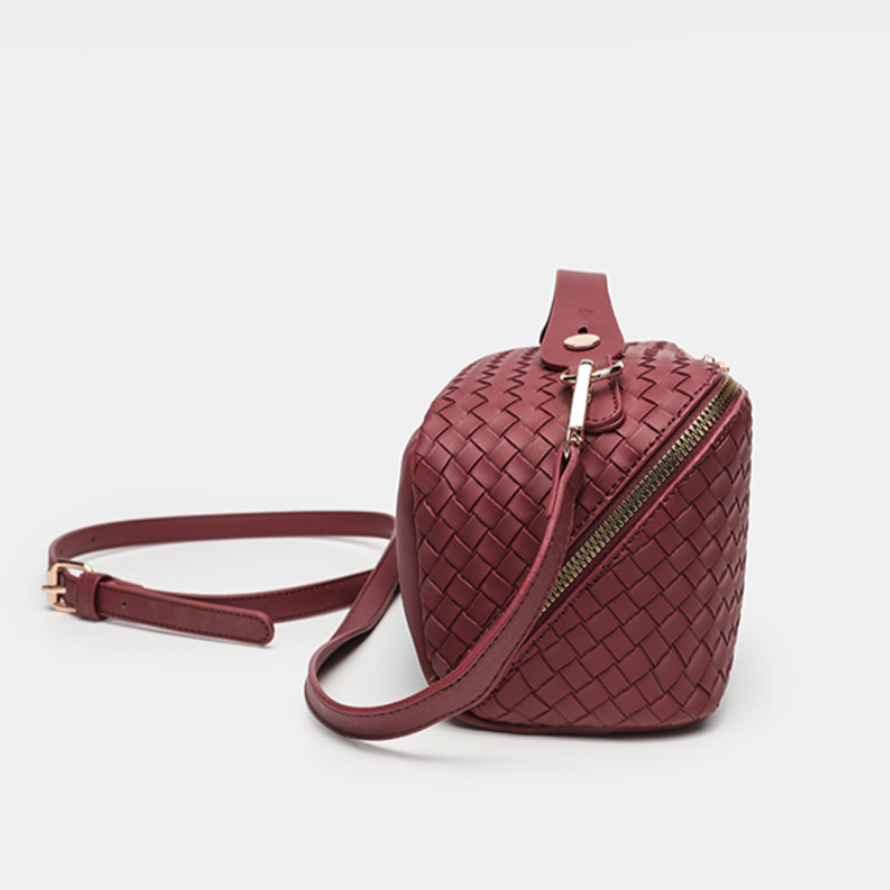 Weave Square Cosmetic Handbag