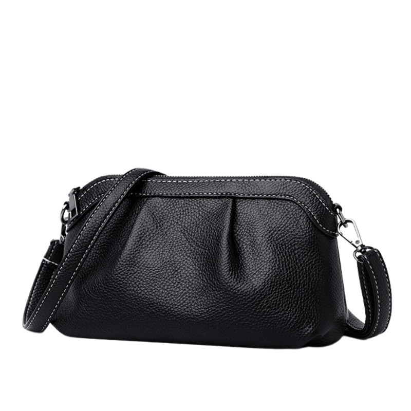 Soft Pebble Leather Mini Shoulder Bag