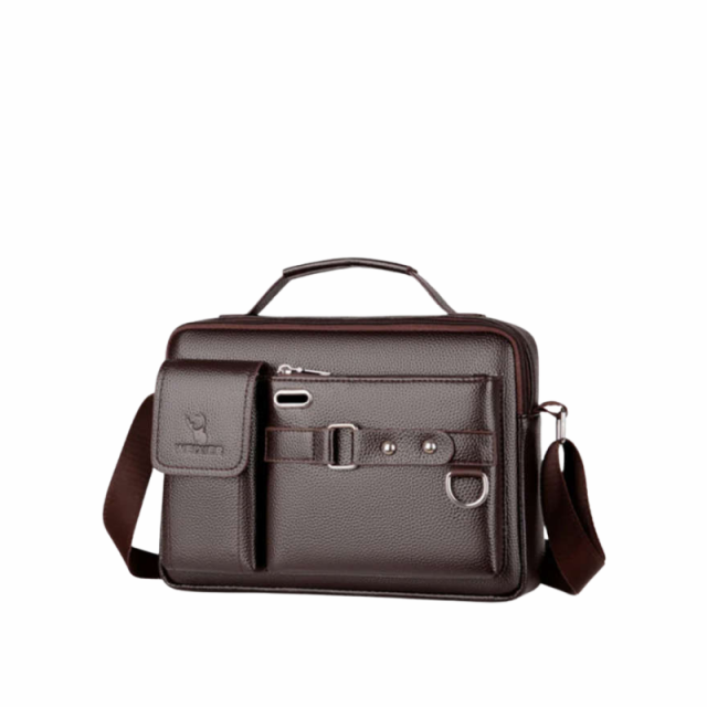 PU Leather Business Messenger Bag