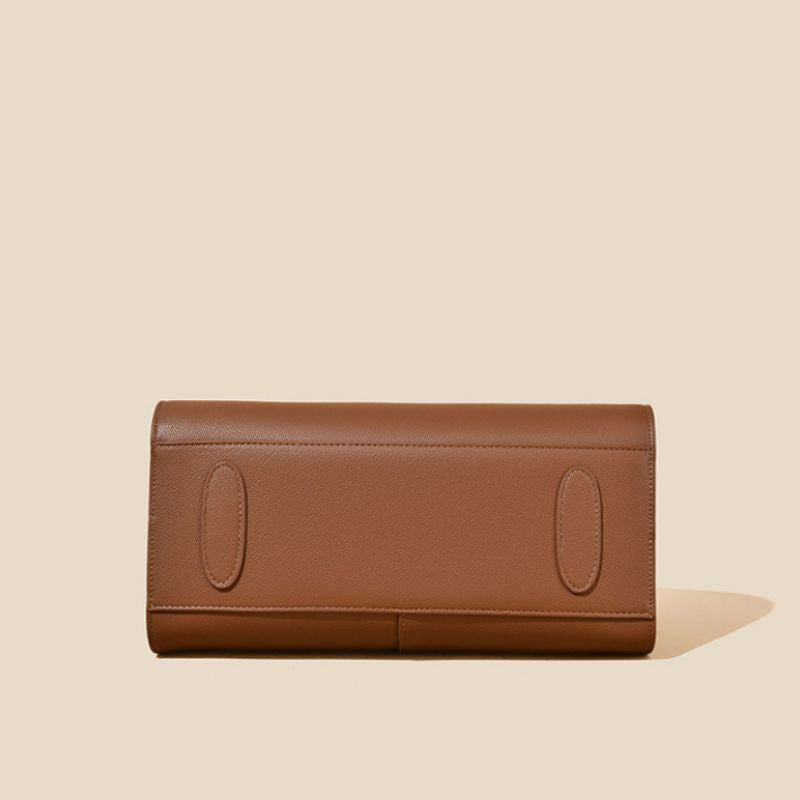 Luxe Lock Structured Handbag