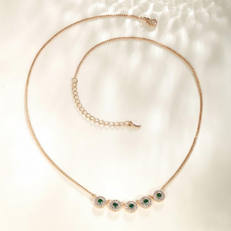 Elegant Gold-Plated Clavicle Necklace