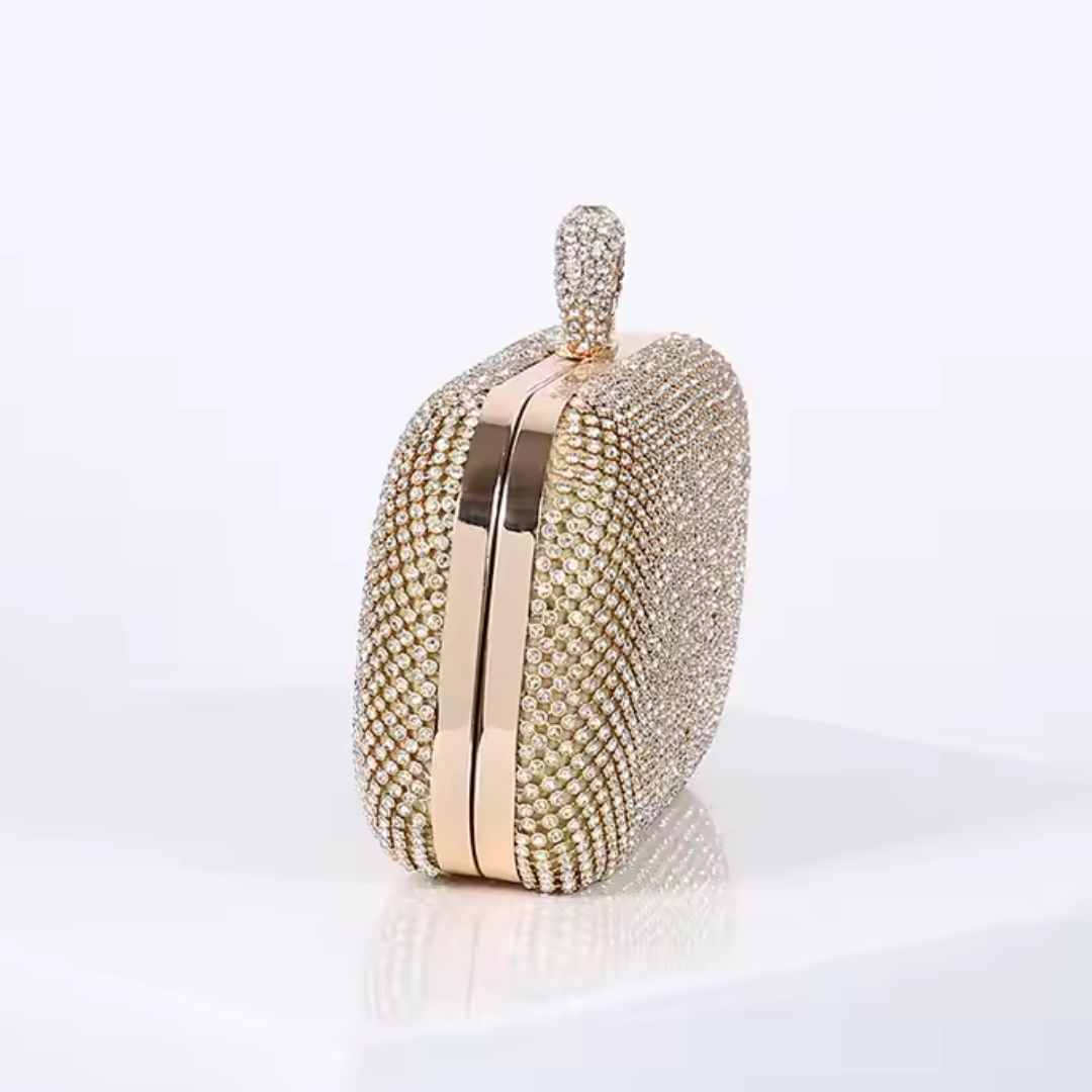 Diamond Gleam Evening Clutch