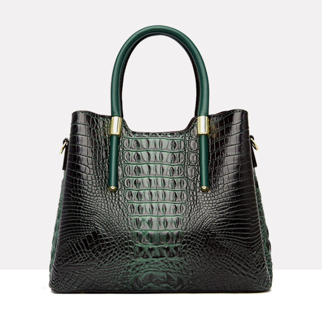 Euro Glam Crocodile Handbag