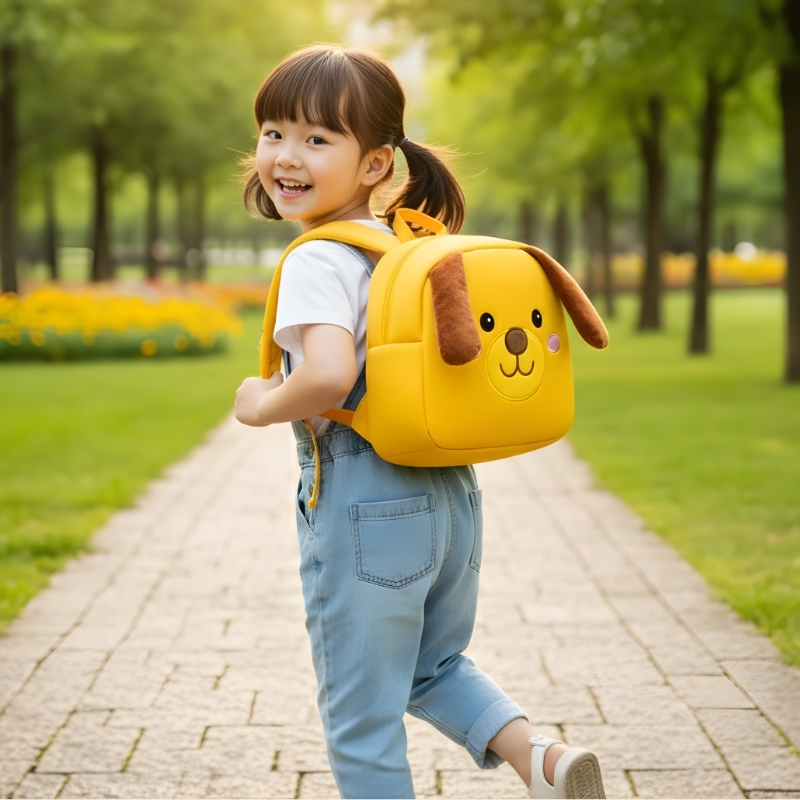 Little Explorer Cartoon School Bag