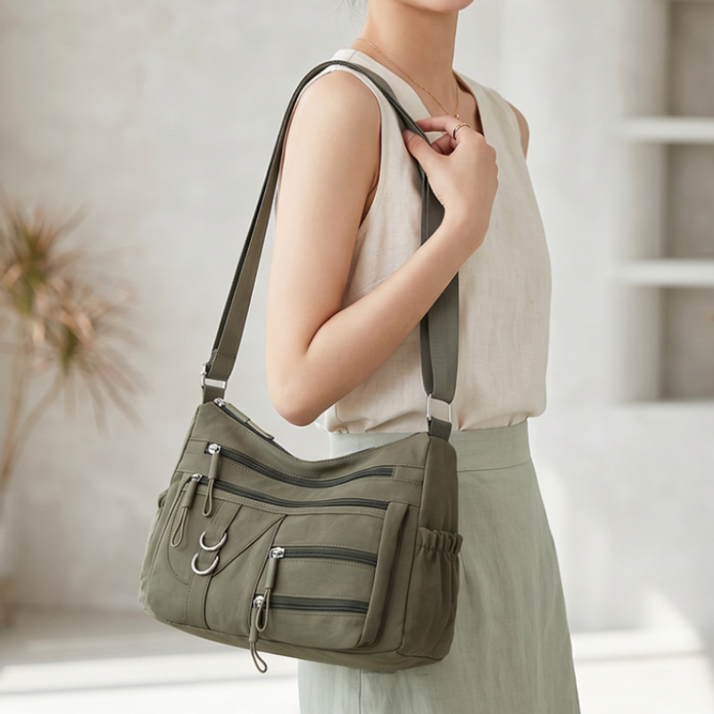 Trend Pocket Shoulder Bag
