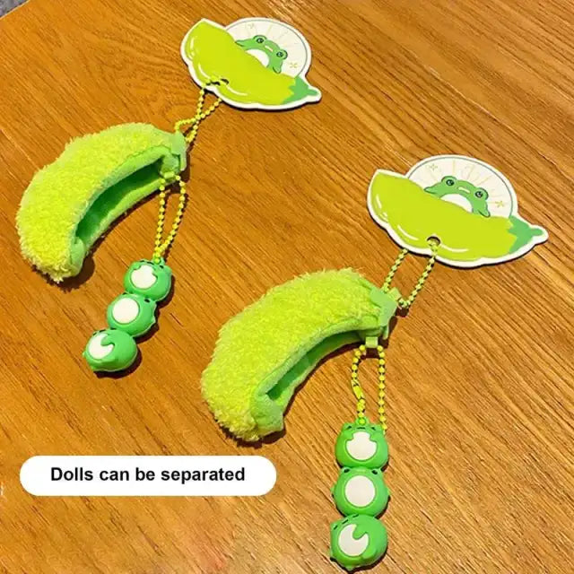 Plush Detachable Frog Bag Charm