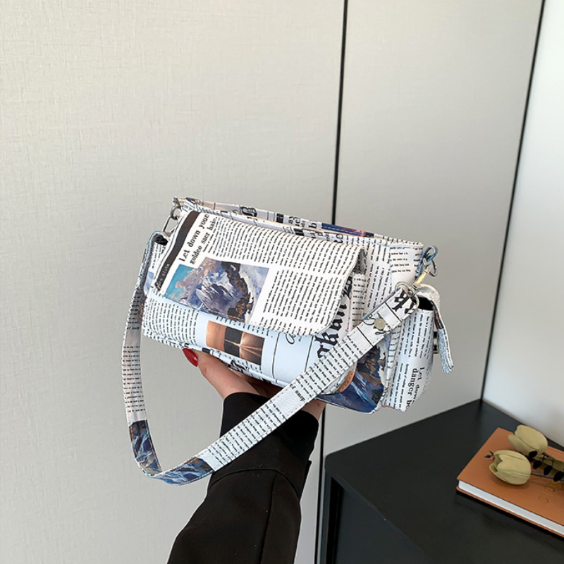 Harper Print Shoulder Bag