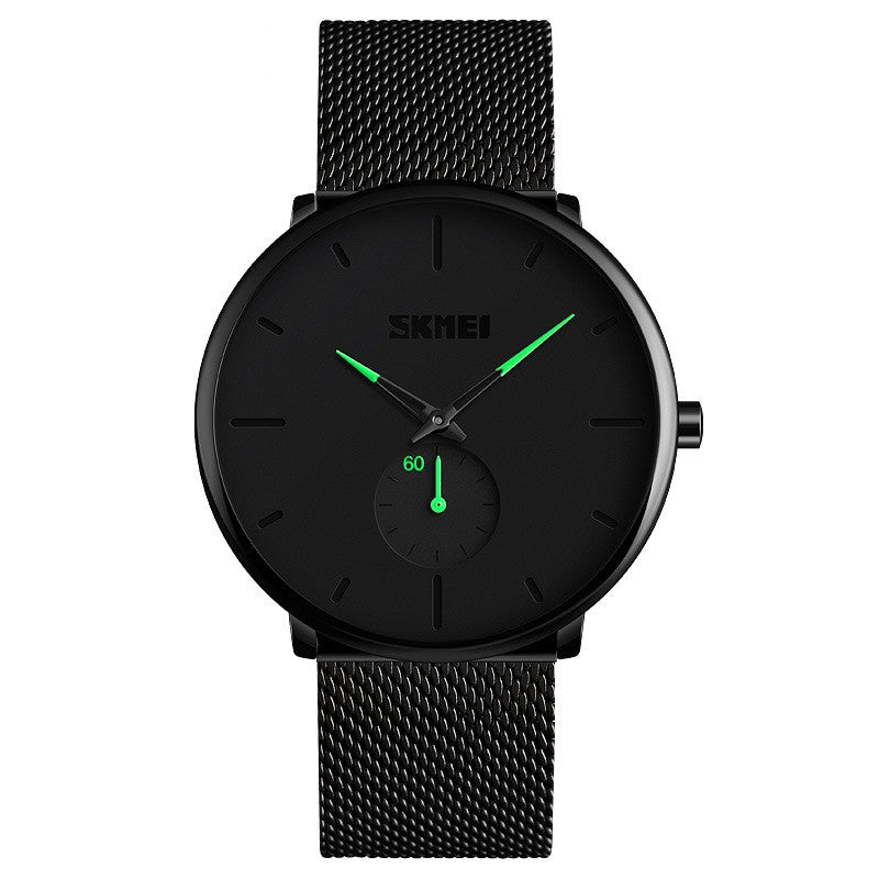 Classic Waterproof Stainless Steel Quartz Watch