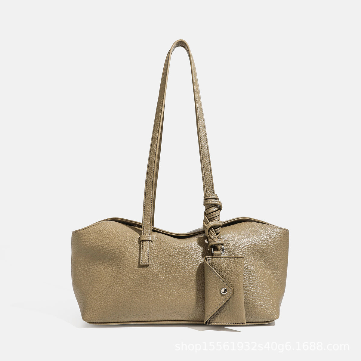 Textured Curve Shoulder Bag