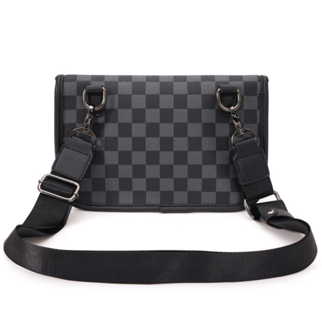 Plaid Roar Chest Crossbody Bag